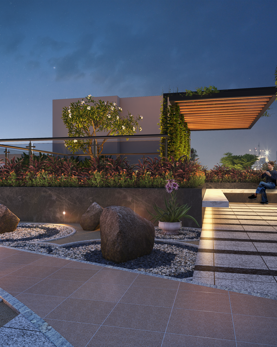 Pergola Seating Zone