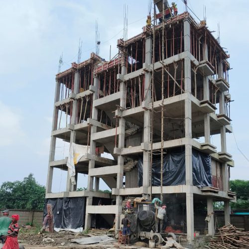 BLOCK-1 ROOF SLAB CASTING DONE | AUG,24