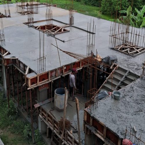 BLOCK- 2&3 1ST FLOOR CASTING DONE | July'24